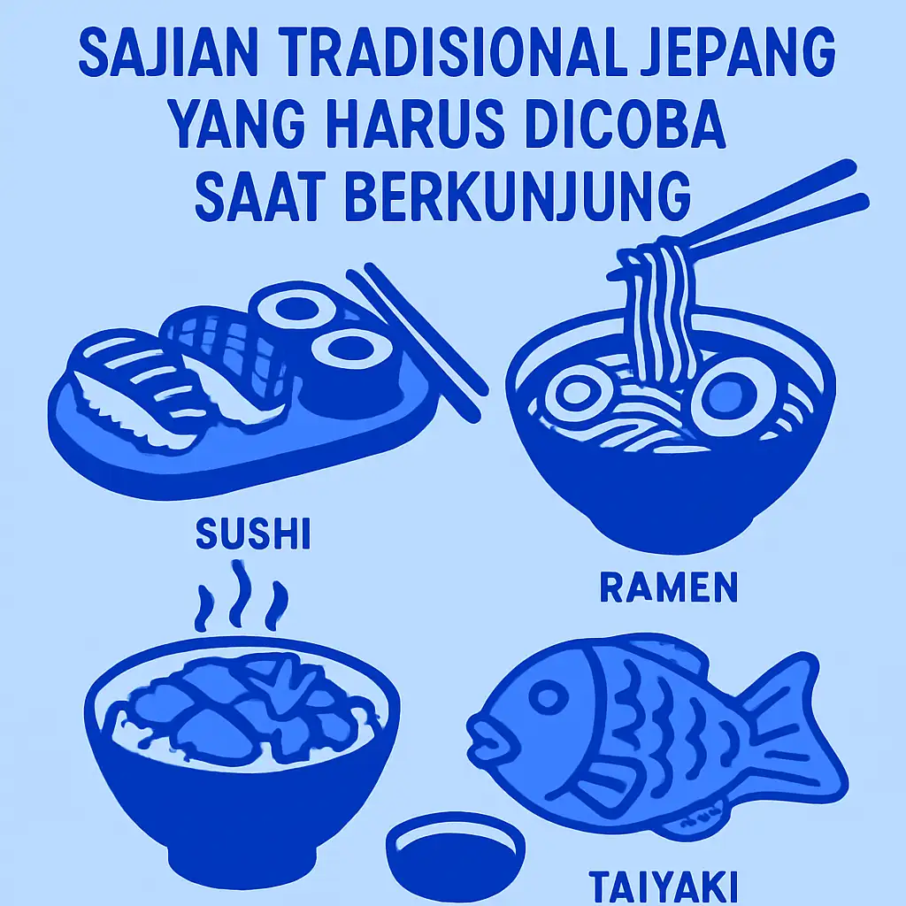 Sajian Tradisional Jepang yang Harus Dicoba Saat Berkunjung