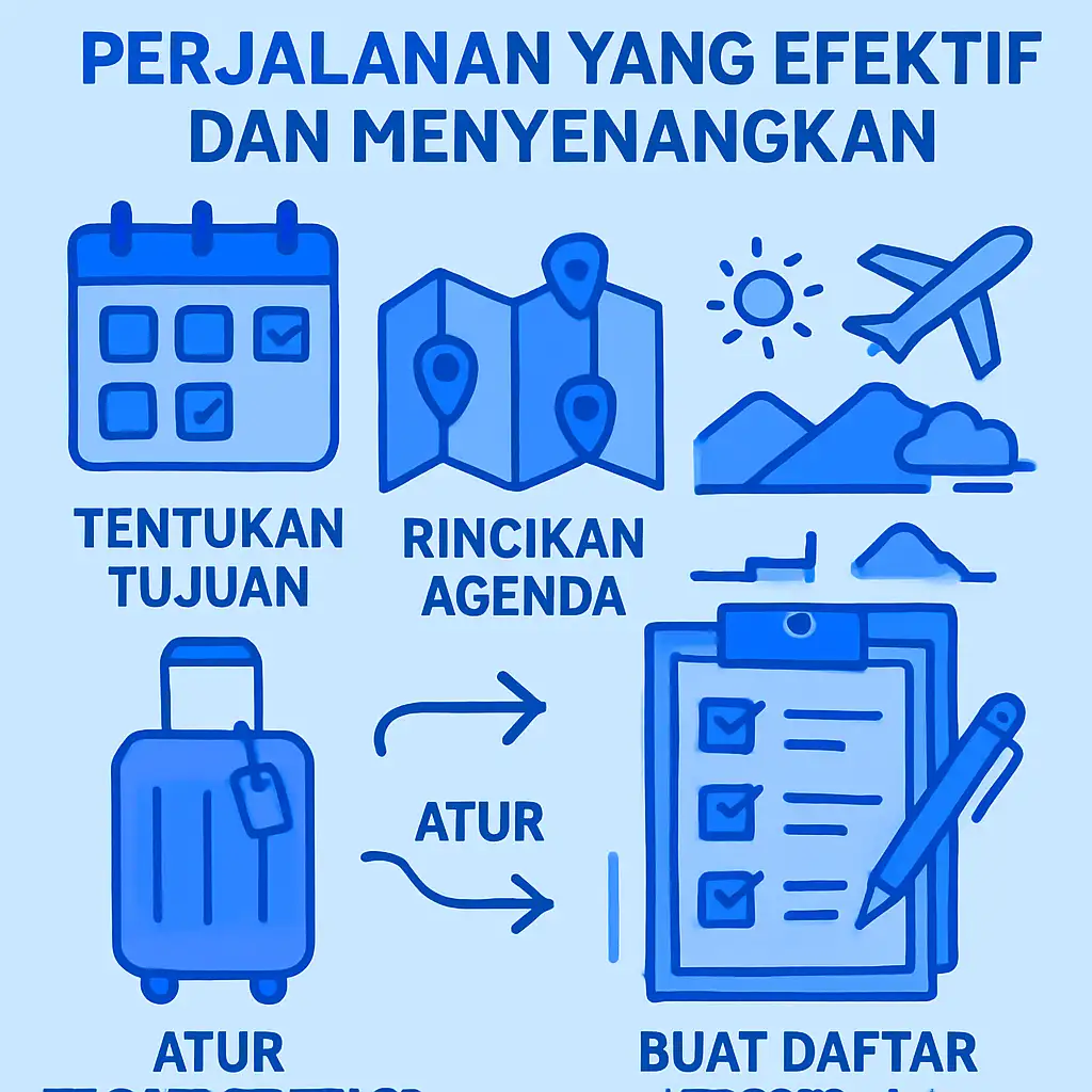 Cara Menyusun Itinerary Perjalanan yang Efektif dan Menyenangkan