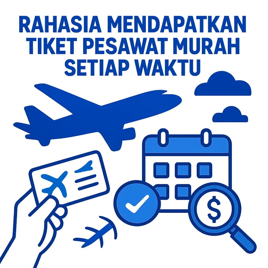 Rahasia Mendapatkan Tiket Pesawat Murah Setiap Waktu